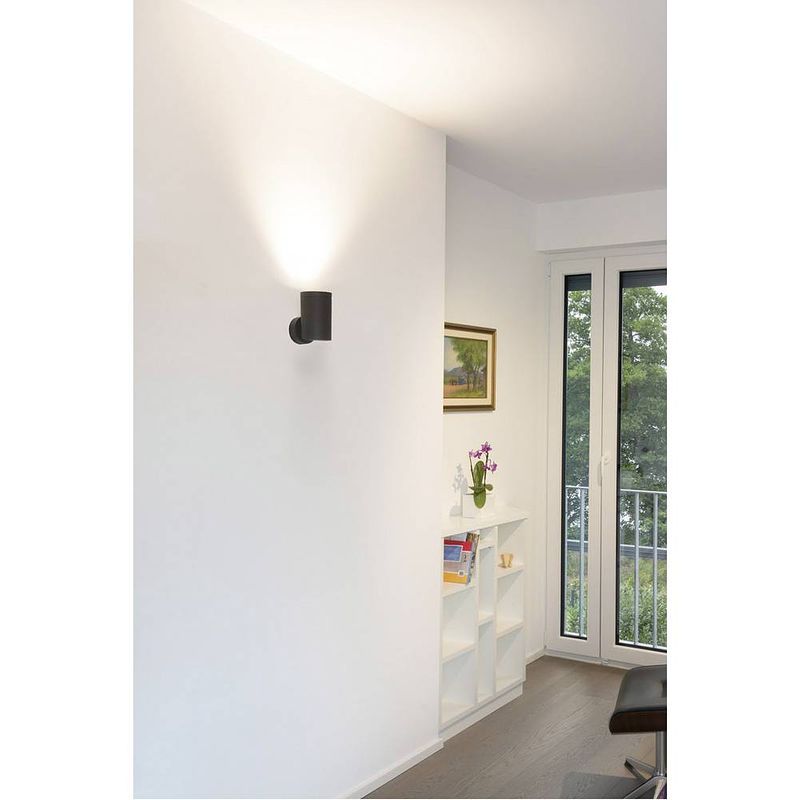 Foto van Slv 156420 led-plafondlamp 16 w zwart (mat)