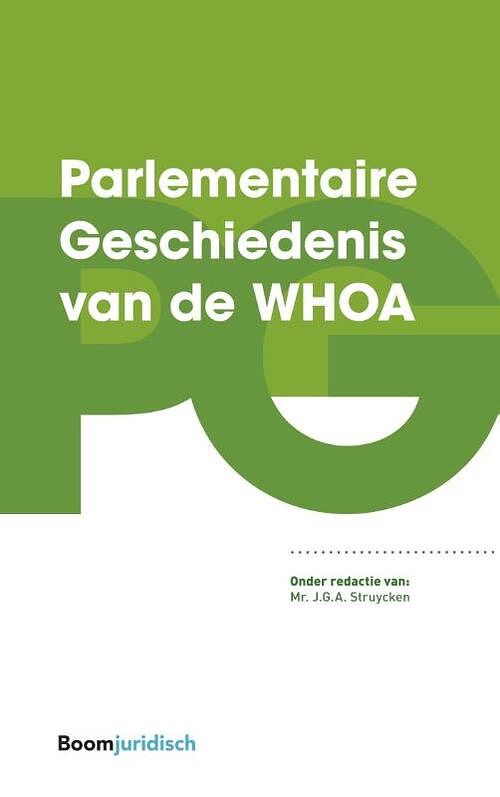 Foto van Parlementaire geschiedenis van de whoa - paperback (9789462908697)