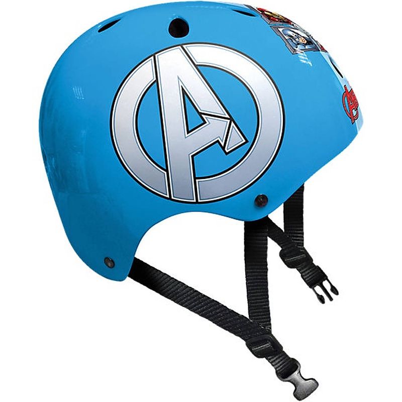 Foto van Marvel skatehelm avengers blauw maat 54/60 cm