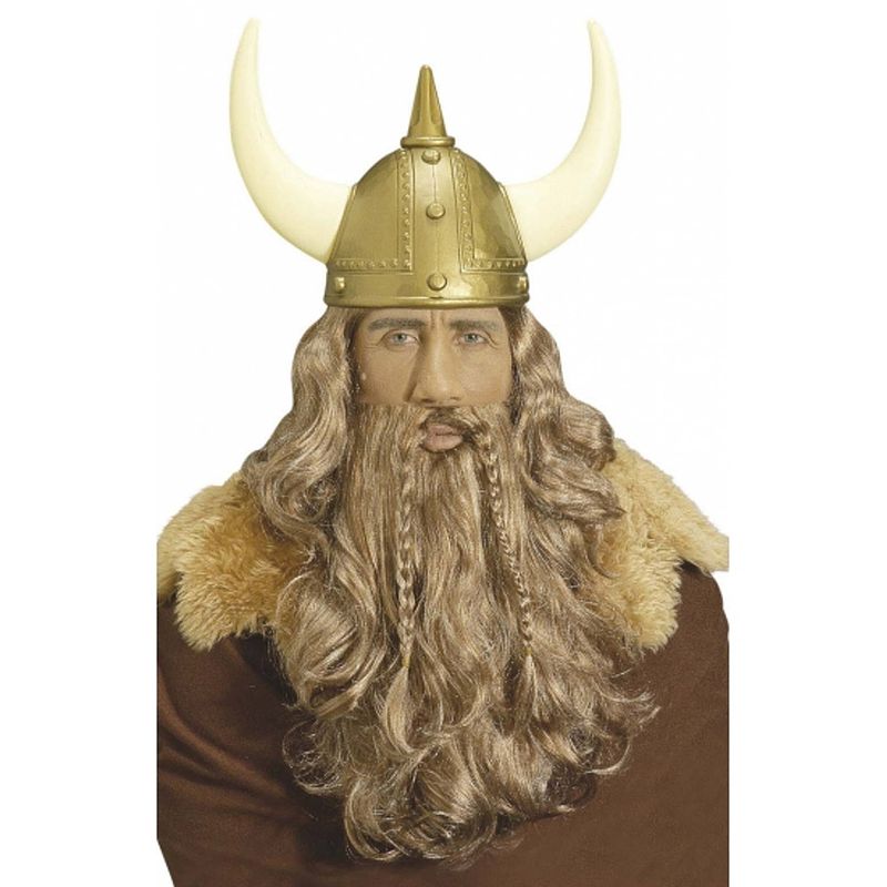 Foto van Viking pruik en baardset - verkleedpruiken