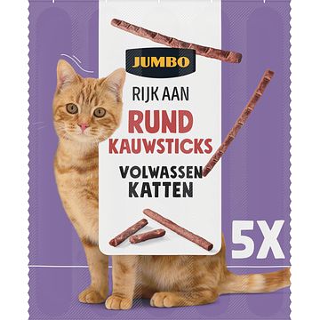 Foto van Jumbo rund kauwsticks 5 stuks