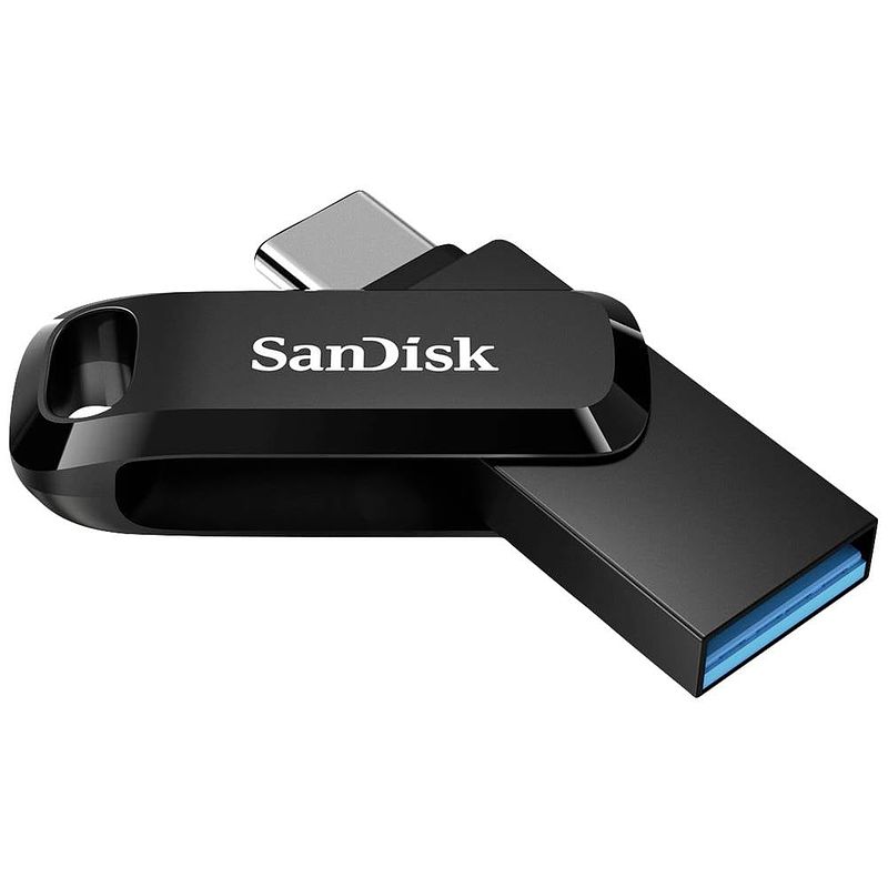 Foto van Sandisk ultra dual drive go usb type-c™ sdddc3-512g-g46 usb-stick 512 gb usb 3.2 gen 1, usb-c usb 3.2 (gen 1) zwart
