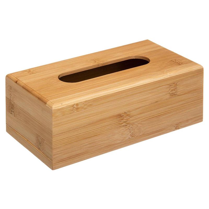 Foto van Decopatent® tissuedoos - bamboe - tissuebox voor tissues - tissue box