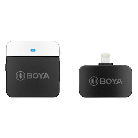 Foto van Boya 2.4 ghz dasspeld microfoon draadloos by-m1lv-d voor ios