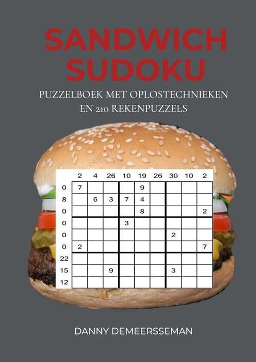 Foto van Sandwich sudoku - danny demeersseman - paperback (9789403670799)