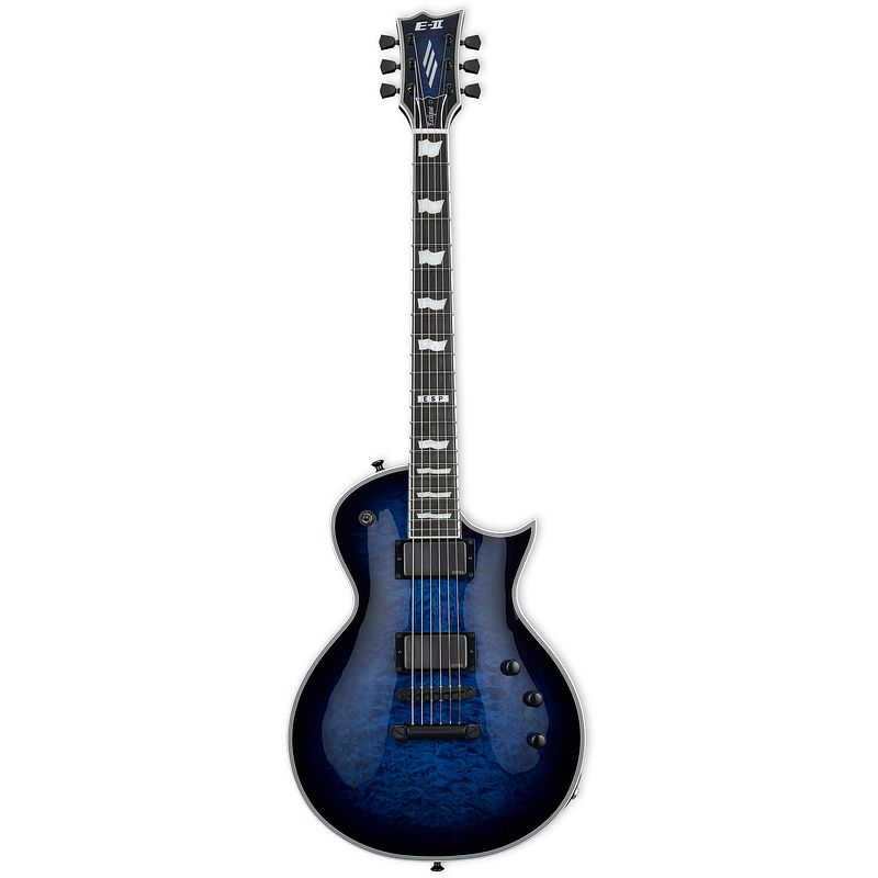 Foto van Esp e-ii eclipse reindeer blue elektrische gitaar met koffer