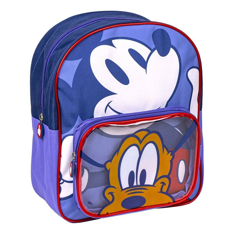 Foto van Schoolrugzak mickey mouse blauw 25 x 30 x 12 cm