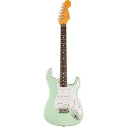 Foto van Fender limited edition cory wong stratocaster rw surf green elektrische gitaar met deluxe hardshell koffer