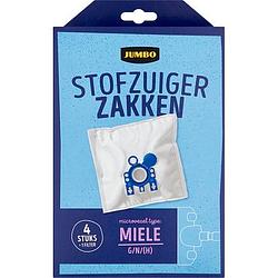 Foto van Jumbo stofzuigerzakken met filter 4 stuks