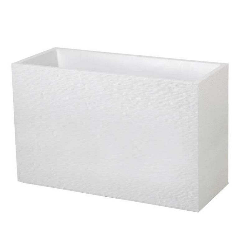 Foto van Eda muret graphit 99,5x39,5x60cm - capaciteit 116l - witte ceruse