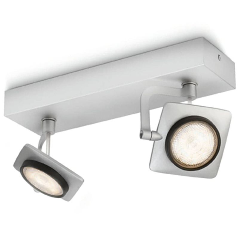 Foto van Philips myliving spotlight millenium grijs 2x4,5 w 531924816