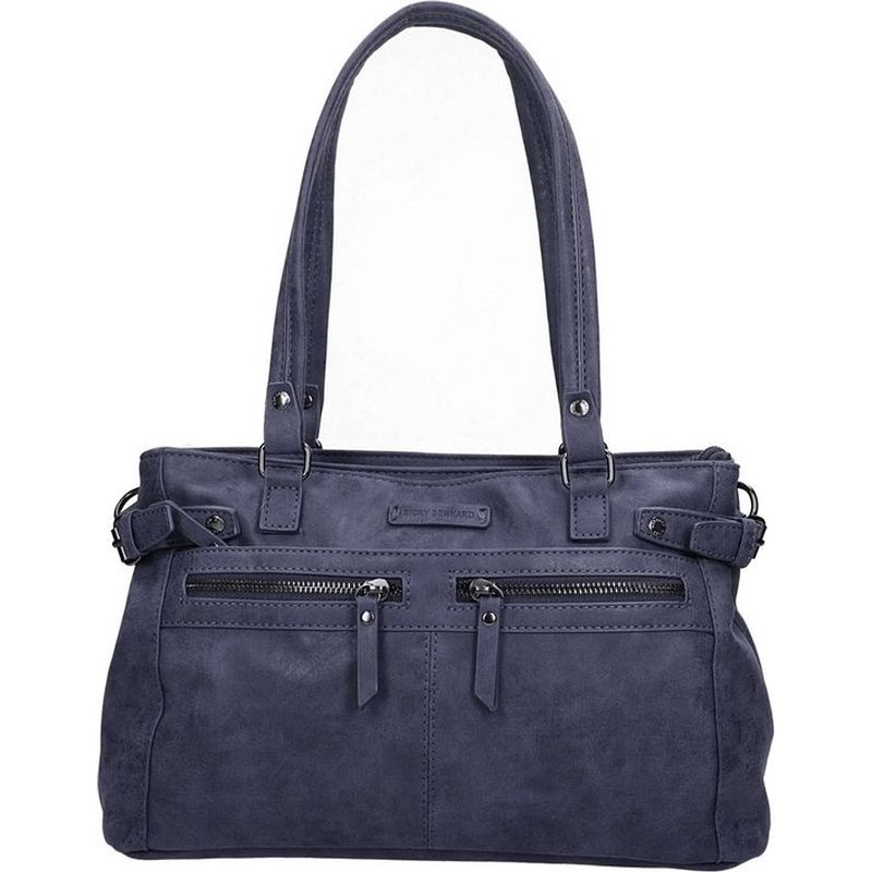 Foto van Schoudertas - crossbodytas - tassen - tassen dames - tassen kopen - tassen hengsel - tassen blauw - donkerblauw - dames