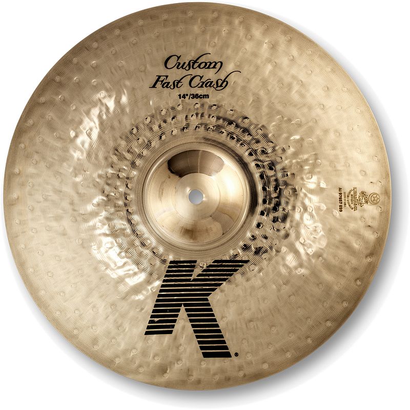 Foto van Zildjian k custom fast crash 14 inch crash bekken