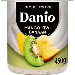 Foto van Danio romige kwark mango kiwi banaan 450g bij jumbo