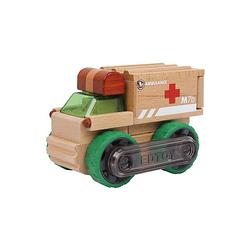 Foto van Small foot houten ambulance 13 x 9 x 8 cm
