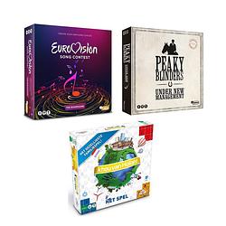 Foto van Spellenset - 3 stuks - eurovisie songfestival spel & peaky blinders & ik hou van holland bordspel