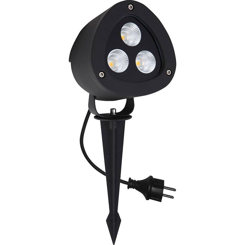 Foto van Megatron mt70802 gartia led-tuinschijnwerper led led vast ingebouwd 20 w antraciet