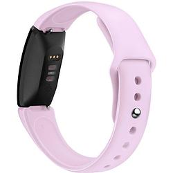 Foto van Smartphoneclip - bandje siliconen paars - voor fitbit inspire (hr,2)