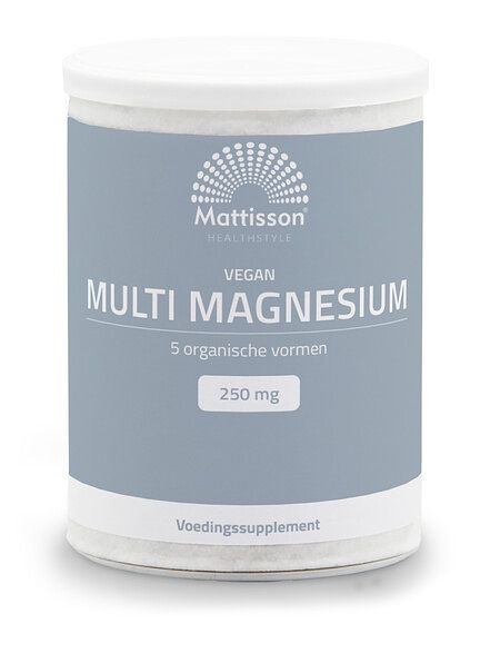 Foto van Mattisson healthstyle magnesium multi poeder