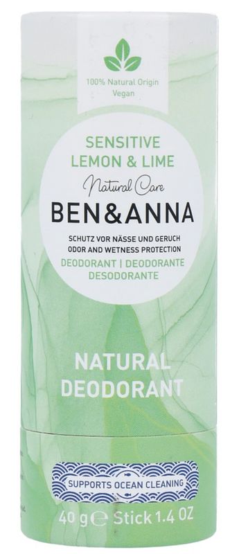 Foto van Ben & anna lemon & lime sensitive deo stick