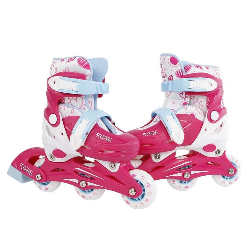 Foto van Street rider inlineskates verstelbaar maat 27-30 roze