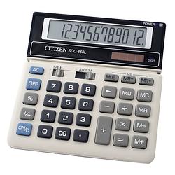 Foto van Calculator citizen desktop business line wit/zwart