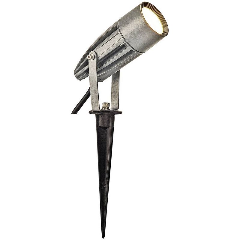 Foto van Slv 227504 slv led-tuinschijnwerper 8.6 w zilver