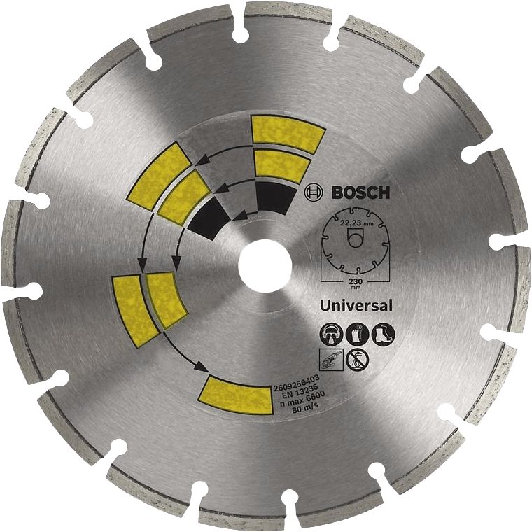 Foto van Bosch diamantschijf universeel 230 mm