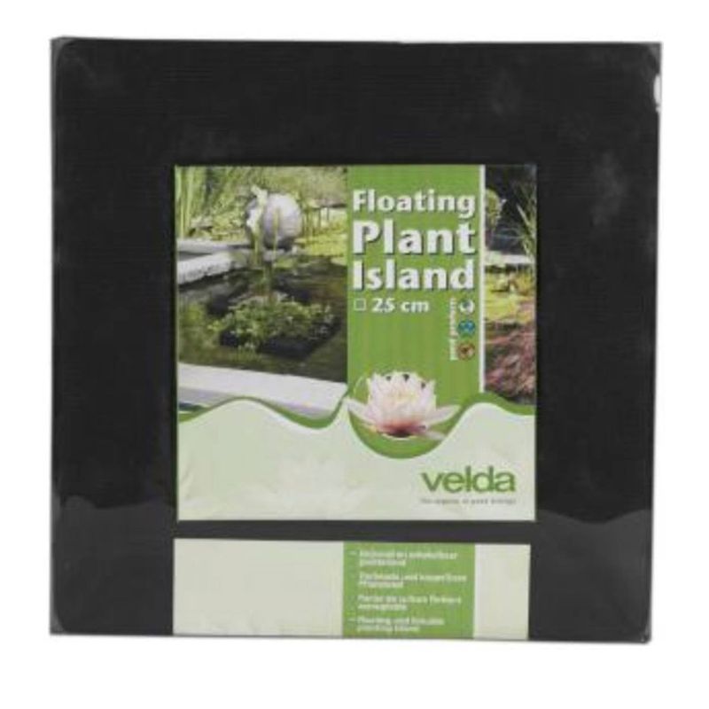 Foto van Velda - floating plant island vierkant 25 cm vijveraccesoires