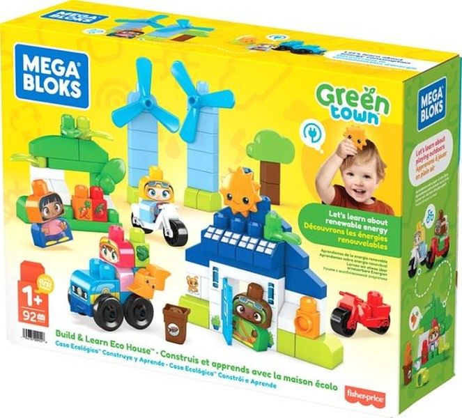 Foto van Mega bloks green town build en learn eco house