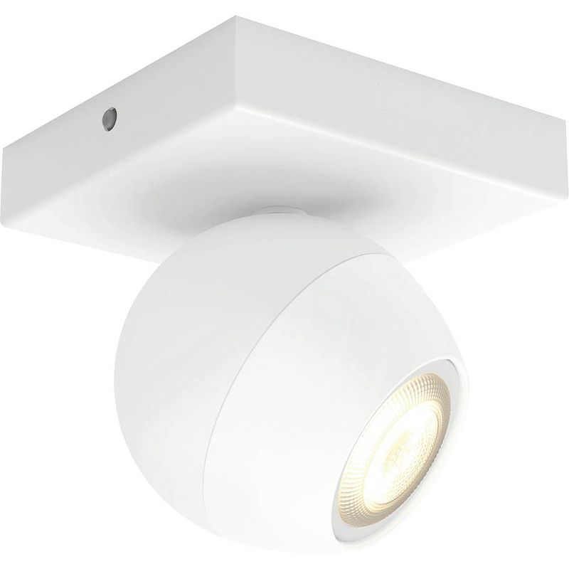 Foto van Philips hue buckram 1-spot opbouwspot white ambiance wit + dimmer