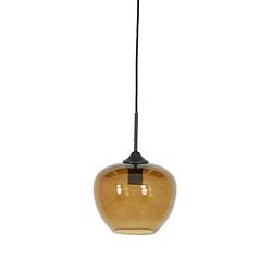 Foto van Light & living - hanglamp mayson - 23x23x18 - bruin