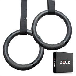 Foto van Zeuz® abs turnringen voor fitness, crossfit & calisthenics - gymnastiek ringen - krachttraining