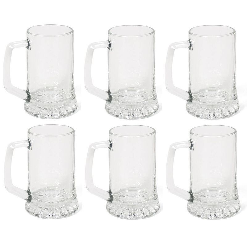 Foto van Set van 12x stuks glazen bierpullen/pitchers 510 ml - bierglazen