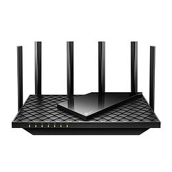 Foto van Tp-link ax5400 multi-gigabit wifi 6 router wifi repeater zwart