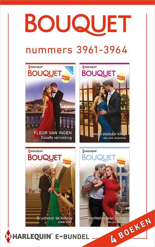 Foto van Bouquet e-bundel nummers 3961 - 3964 - annie west - ebook (9789402535334)