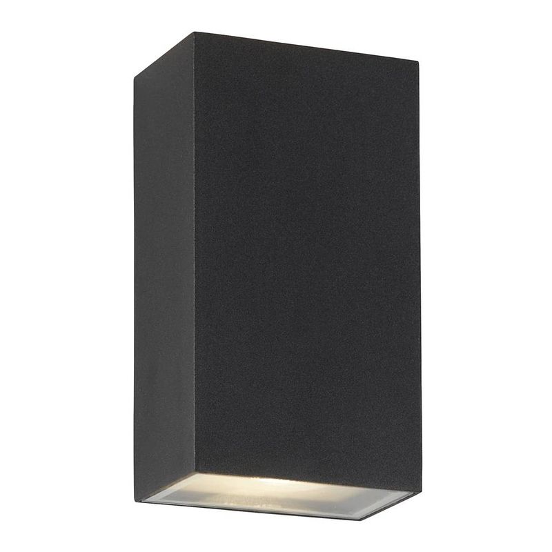 Foto van Landelijke wandlamp - bussandri exclusive - metaal - landelijk - led - l: 9cm - voor buiten - woonkamer - eetkamer -