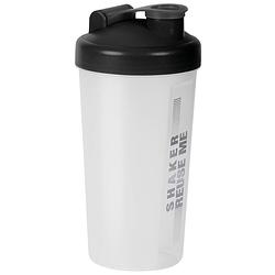 Foto van Juypal shakebeker/shaker/bidon - 700 ml - zwart - kunststof - shakebekers