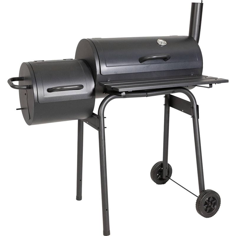 Foto van Maxxgarden - smoker barbecue - houtskoolbarbecue - metaal - 100cm