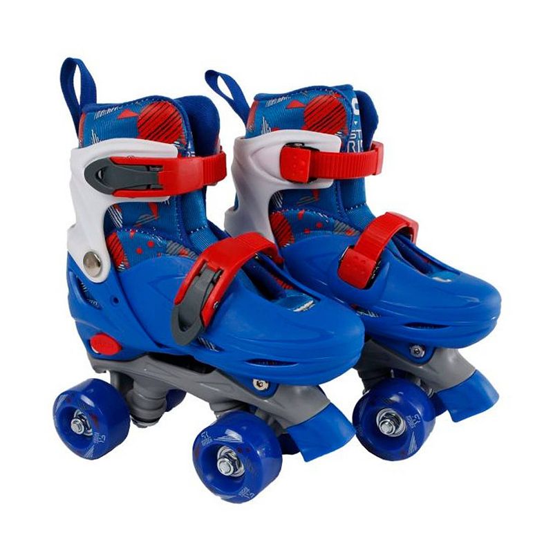 Foto van Street rider rolschaatsen verstelbaar jongens blauw maat 31/34