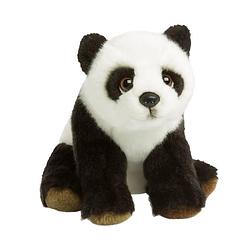 Foto van Wwf pluchen knuffel panda 15 cm zwart/wit
