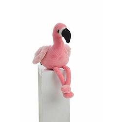 Foto van Knuffel roze flamingo 25cm