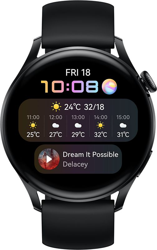 Foto van Huawei smartwatch watch 3 (zwart)