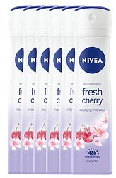 Foto van Nivea fresh cherry anti-transpirant voordeelverpakking