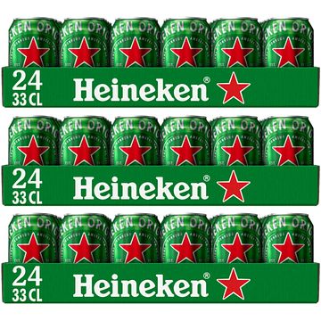 Foto van Heineken premium pilsener tray 3 x 24 x 330ml bij jumbo