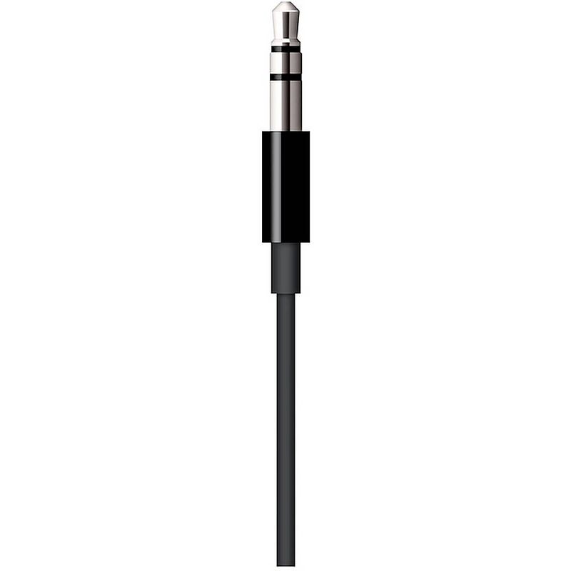 Foto van Apple apple ipad/iphone/ipod aansluitkabel [1x apple dock-stekker lightning - 1x jackplug male 3,5 mm] 1.20 m zwart