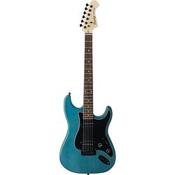 Foto van Fazley outlaw series sheriff basic hh blue elektrische gitaar met gigbag