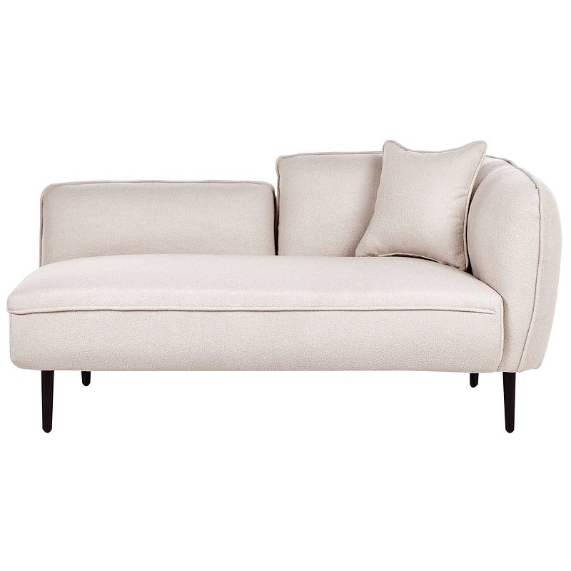 Foto van Beliani chevannes - chaise longue-beige-polyester