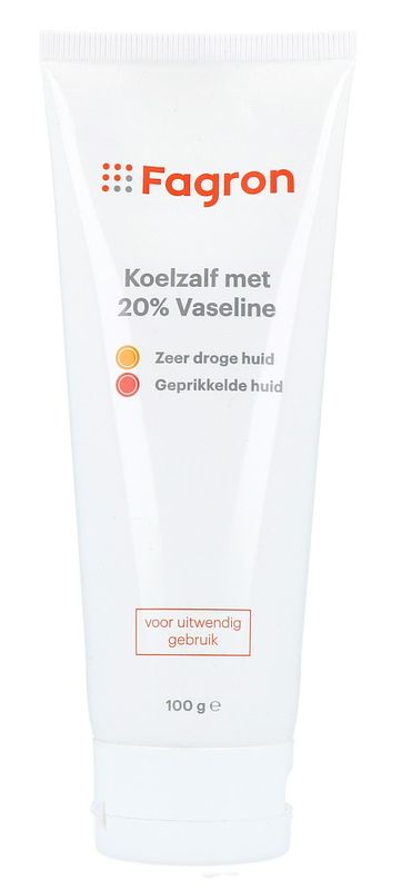 Foto van Fagron koelzalf met 20% vaseline