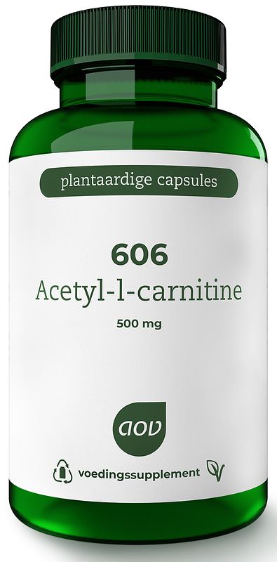 Foto van Aov 606 acetyl-l-carnitine vegacaps